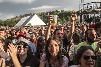 En total, 120.000 personas han disfrutado del BBK Live. (Marisol RAMIREZ/AFP)