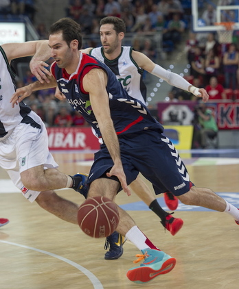 Alberto Corbacho, Baskoniako jokalari zenean. (Juanan RUIZ/FOKU)