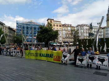 LAB sindikatuak dispertsio politikaren amaiera aldarrikatu du Gasteizen. (@labsindikatua)