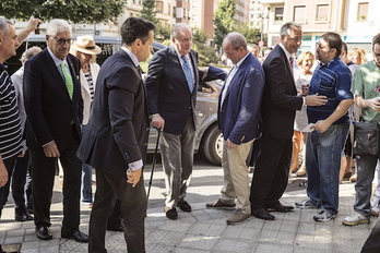 Juan Carlos de Borbón, en una imagen de archivo tomada en Bilbo. (Aritz LOIOLA/FOKU)