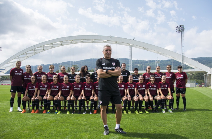 Presentación del Athletic femenino. (June PRIETO / FOKU)