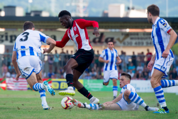 Un gol de Williams dio la victoria al Athletic en la final de Euskal Herriko Txapela. (Iñigo URIZ / FOKU)