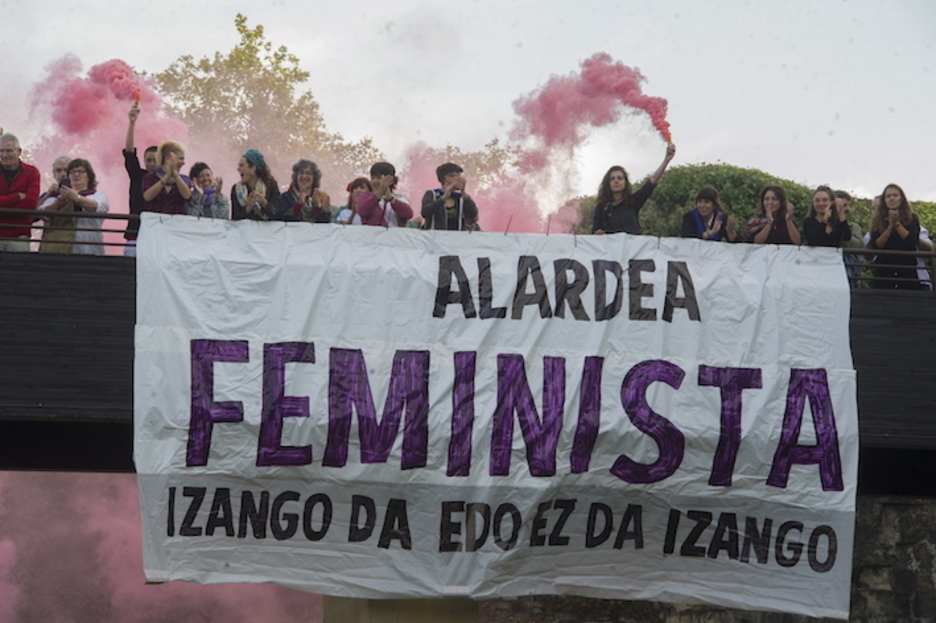 «Alardea feminista izango da edo ez da izango». (Juan Carlos RUIZ/FOKU)