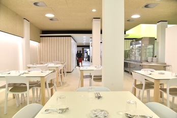 Imagen del interior del nuevo comedor social de Iruñea. (AYUNTAMIENTO DE IRUÑEA)