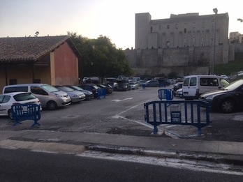 El aparcamiento de las Huertas de Santo Domingo permanecerá cerrado una semana.