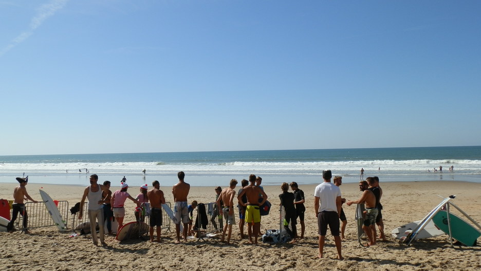 La compétition a eu lieu à la plage du Club et celle des Sables d’Or. ©Haritz Larrañaga