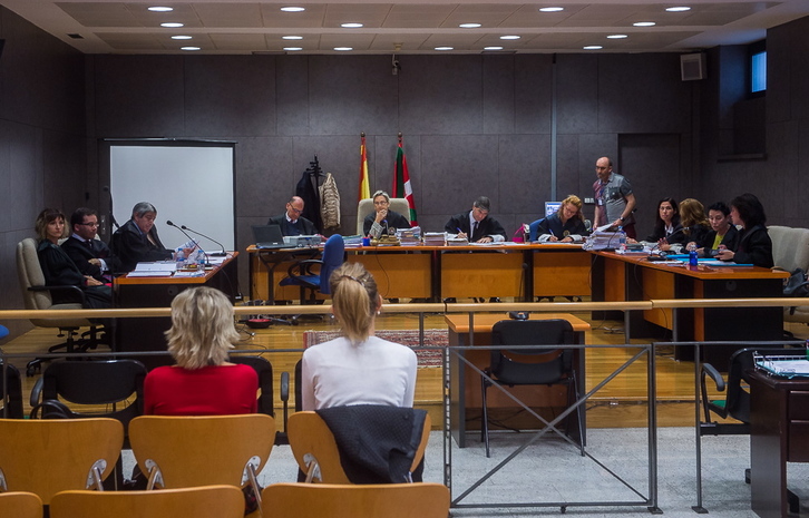Tercera sesión del juicio por la muerte de Iñigo Cabacas. (Luis JAUREGIALTZO / FOKU)