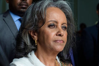 Sahlework Zewde, la primera mujer en ocupar el cargo de presidenta de Etiopía. (Eduardo SOTERAS/AFP)