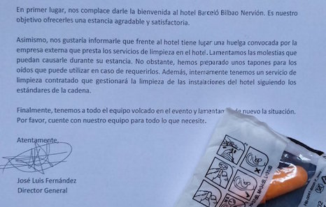 Carta De Bienvenida Hotel