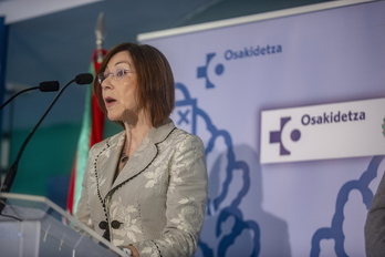 María Jesús Múgica, directora general de Osakidetza. (Jaizki FONTANEDA/FOKU)