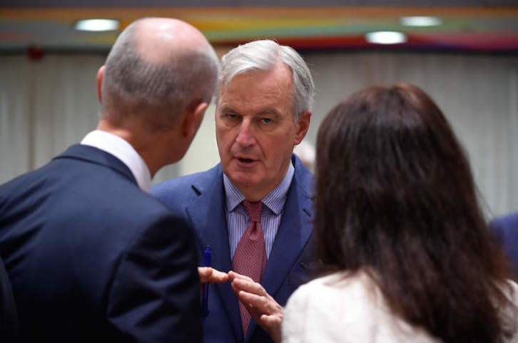 Michel Barnier, jefe negociador de la UE para el Brexit. (John THYS/AFP)