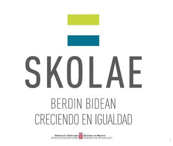 El Gobierno navarro puso en marcha el programa Skolae el pasado curso en 16 centros educativos