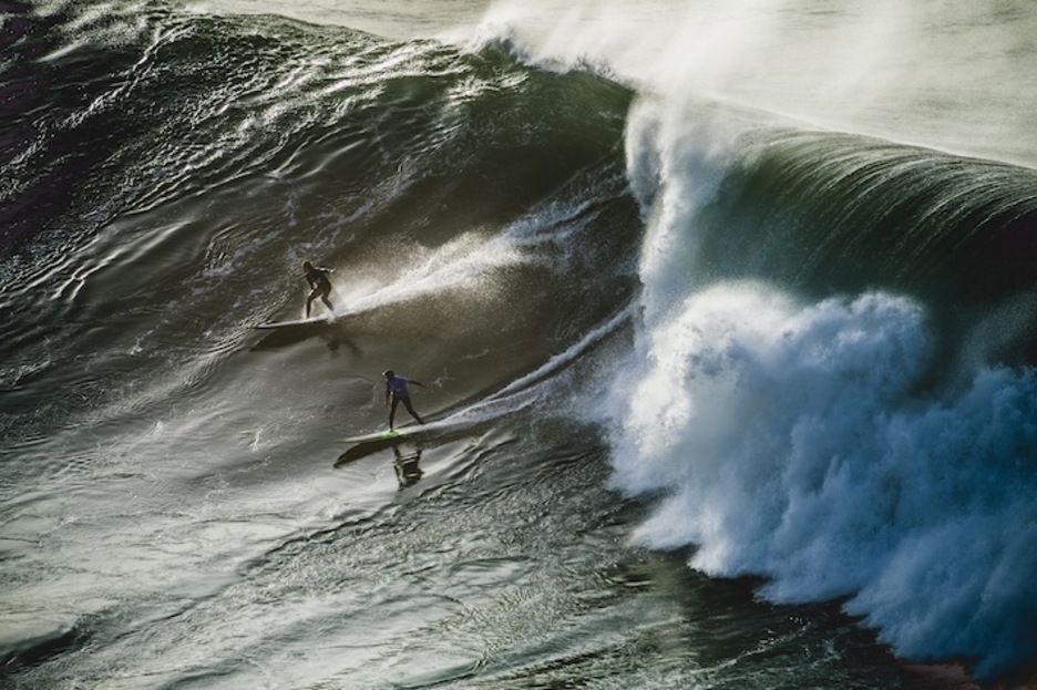 Punta Galea Challenge. Campeonato de olas grandes. Maniobra que ha decidido el segundo puesto para Aritz Aranburu. (Jon URBE/FOKU).