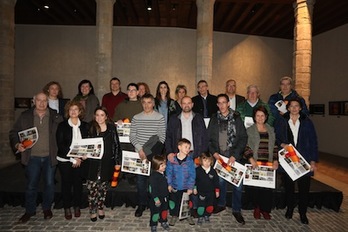 Entrega de galardones a los premiados en el certamen Enfoca de Iruñea. (AYUNTAMIENTO DE IRUÑEA)