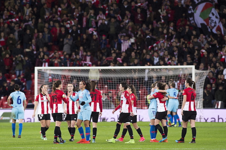  Partido entre Athletic y Atlético en San Mamés. (Luis JAUREGIALTZO / FOKU)