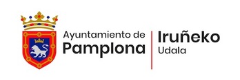 Imagen del nuevo logo del Ayuntamiento de Iruñea.