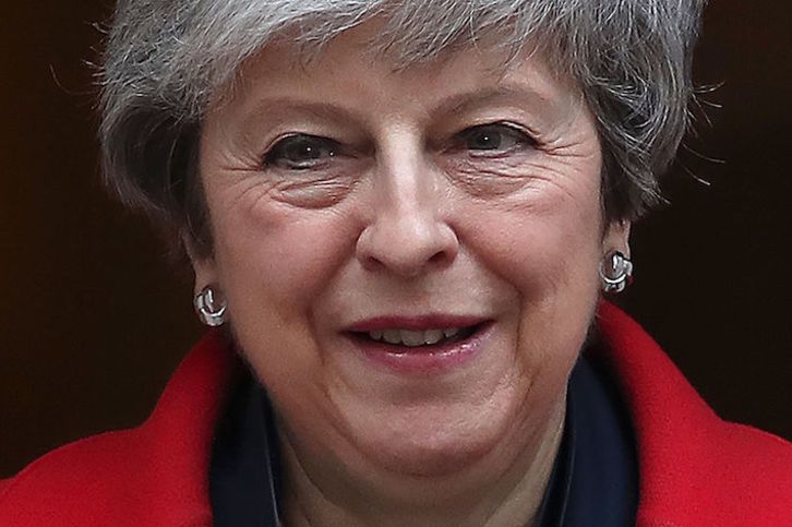 Theresa May, primera ministra británica. (Daniel LEAL-OLIVAS/AFP)