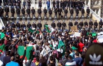Protesta en Orán. (AFP)