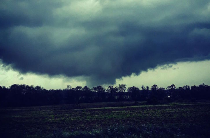 El tornado, en Dothan. (AFP)
