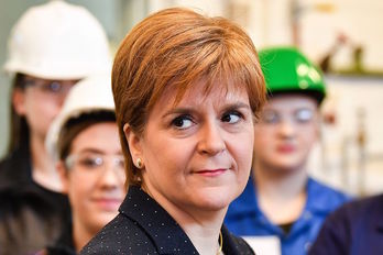 La ministra principal de Escocia, Nicola Sturgeon. (Jeff J MITCHELL/AFP)