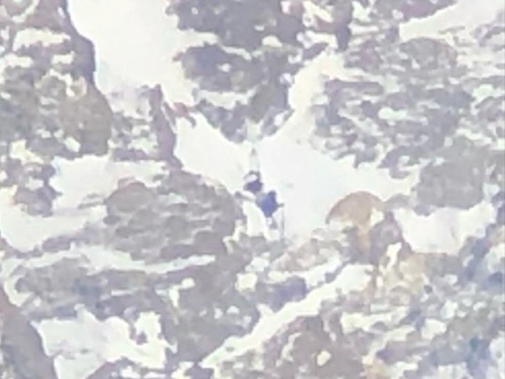 Imagen de los cuerpos en el Nanga Parbat. (@AlexTxikon)