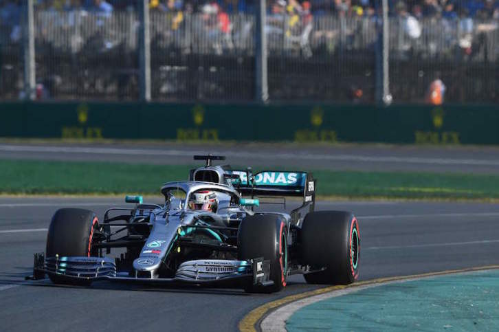 El británico Lewis Hamilton ha sumado la ‘pole’ número 84 de su carrera. (Peter PARKS/AFP)