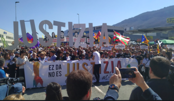 Cabecera de la manifestación.