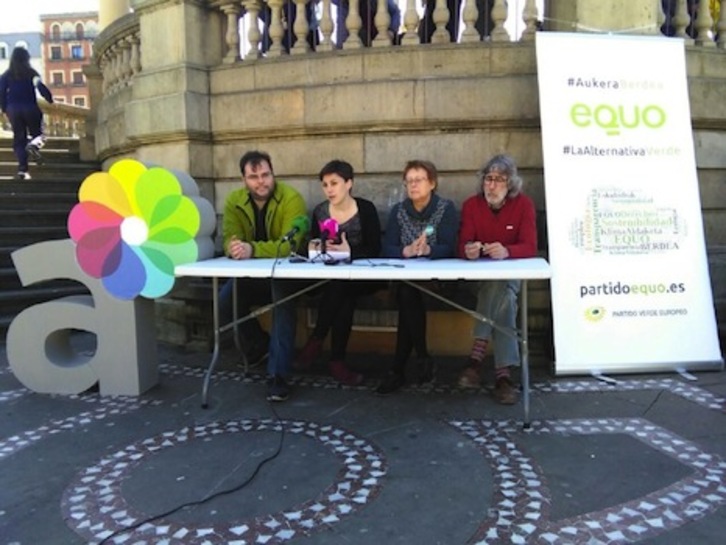 Aranzadi-Equo han lamentado la «falta de valentía» de I-E y Podemos por no confluir. (ARANZADI-EQUO)