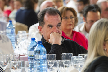 Iturgaiz, durante un acto del PP para las elecciones municipales y forales de 2015. (Juanan RUIZ/FOKU)