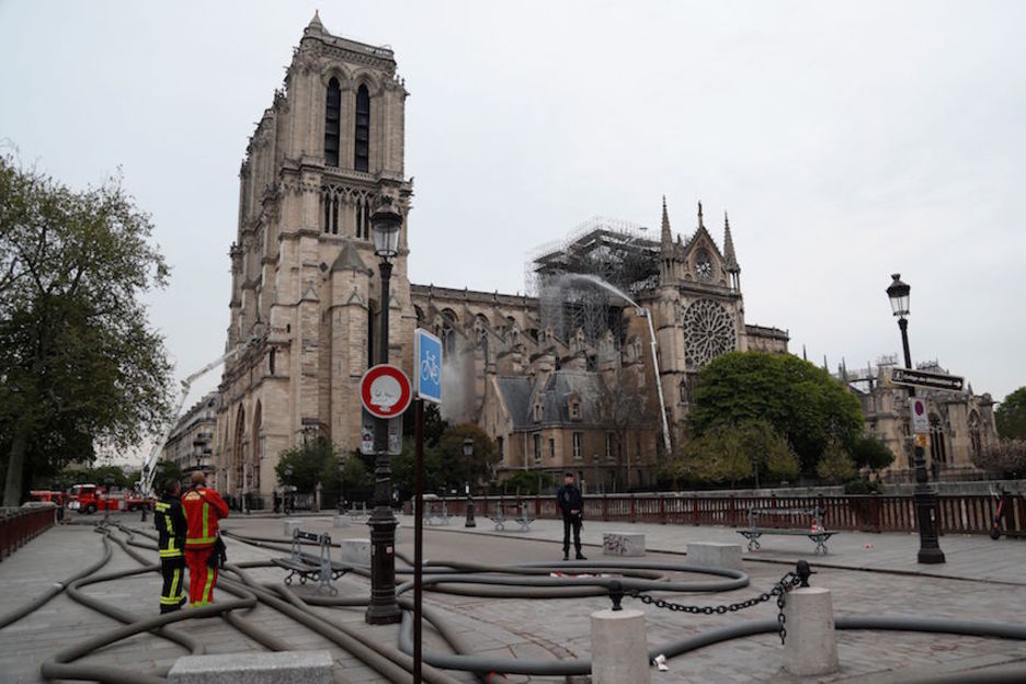Vista de la catedral desde uno de los laterales. (Zakaria ABDELKAFI / AFP)