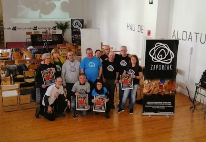 Presentación del evento de Zaporeak que unirá en Iruñea gastronomía y solidaridad.