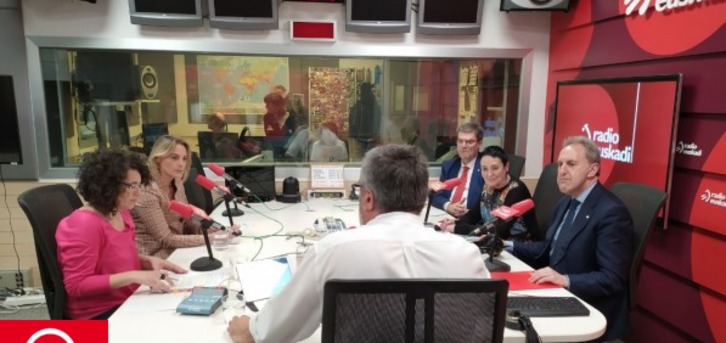 Debate en Radio Euskadi entre candidaturas a la alcaldía de Bilbo. (@GanbaraEITB)
