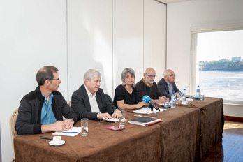 (Conferencia de prensa para presentar la nueva iniciativa de Bake Bidea. GuiIlaume Fauveau)