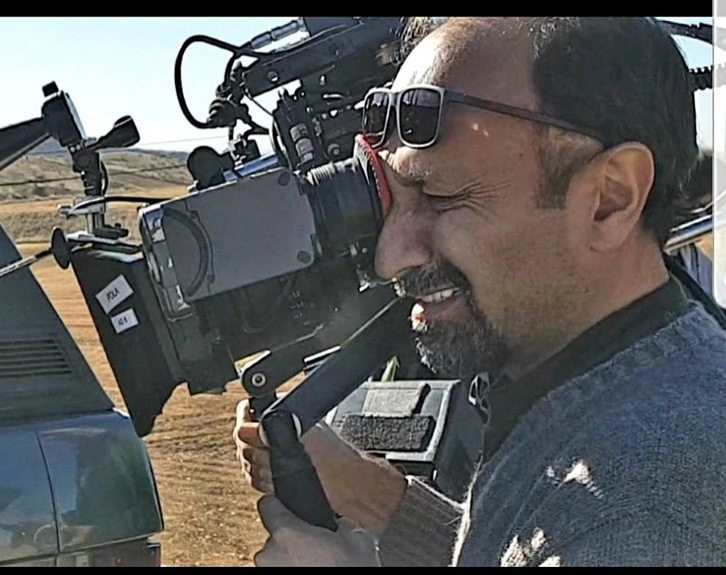 El cineasta iraní en pleno rodaje. (NAIZ)
