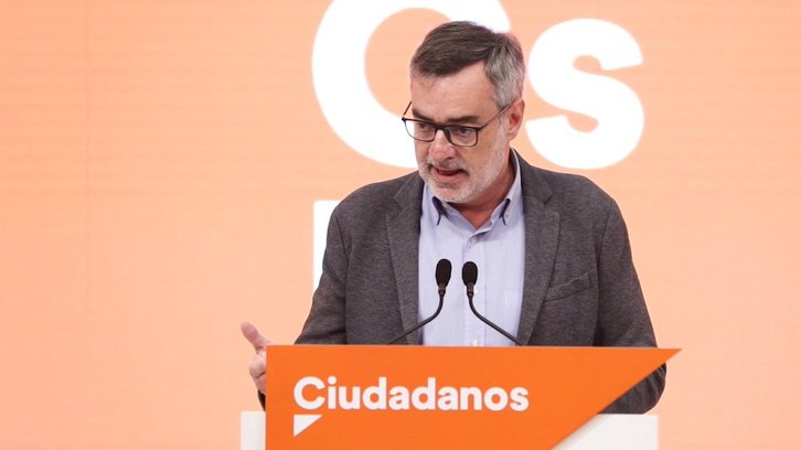 José Manuel Villegas, secretario general de Ciudadanos. (@CiudadanosCs)