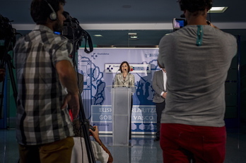 La ex directora general de Osakidetza, María Jesús Múgica. (Jaizki FONTANEDA/FOKU)