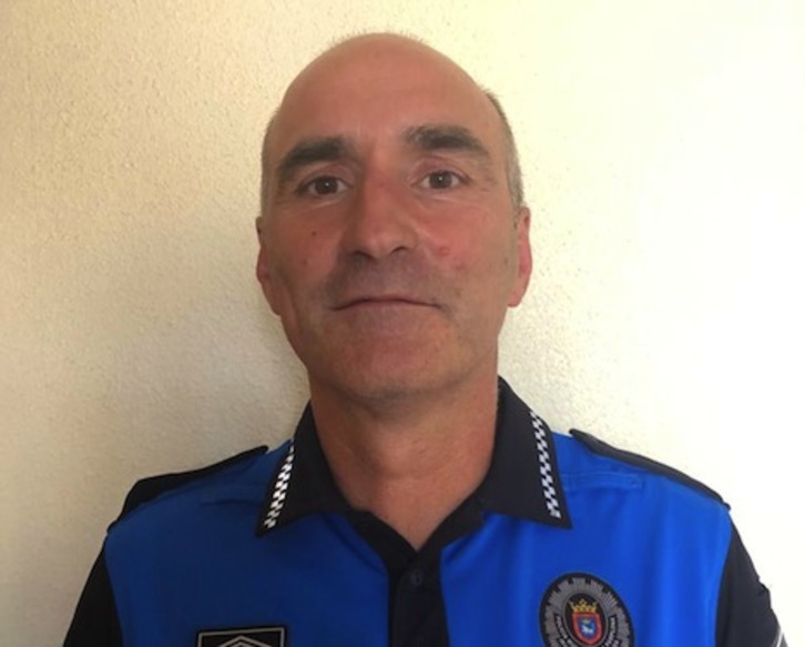 Javier Goya, nuevo jefe de la Policía Municipal de Iruñea. (POLICÍA MUNICIPAL DE IRUÑEA)
