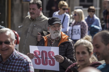 Manifestación por los presos enfermos. (Aritz LOIOLA | FOKU)