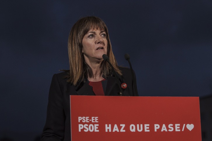 Idoia Mendia será la candidata del PSE a lehendakari. (Aritz LOIOLA/FOKU)