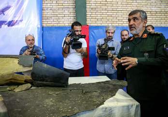 Amir Ali Hazjizadek, comandante de las fuerzas aéreas iraníes. (Meghdad MADADI | AFP)