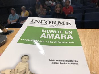 El informe ha sido presentado este martes en el Koldo Mitxelena. (@DenisItxaso)