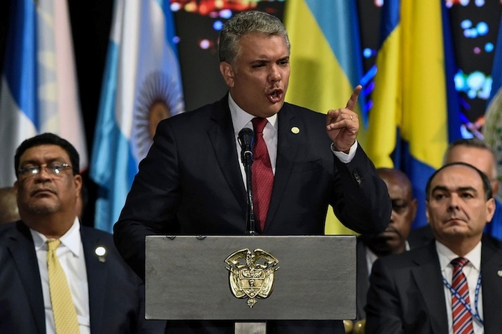 Iván Duque, presidente de Colombia. (Joaquín SARMIENTO/AFP)