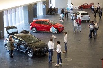 Presentación del nuevo volkswagen Polo en setiembre de 2017. (Iñigo URIZ/FOKU)