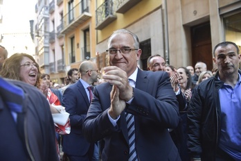 Constitución del Ayuntamiento de Iruñea el pasado 15 de junio. (Idoia ZABALETA/FOKU)