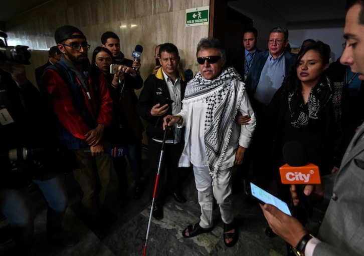 Jesús Santrich, en una imagen reciente. (Juan BARRETO /AFP)