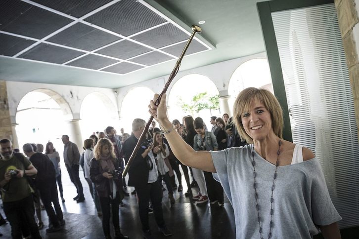 Maite Ibarra, nueva alcaldesa de Arrigorriaga. (Aritz LOIOLA | FOKU)