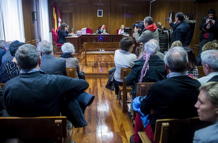 La vista oral se celebró en el Juzgado de Bergara a finales de 2017. (Luis JAUREGIALTZO/FOKU)