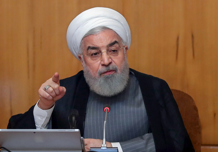 El presidente de Irán, Hassan Rohaní    AFP PHOTO