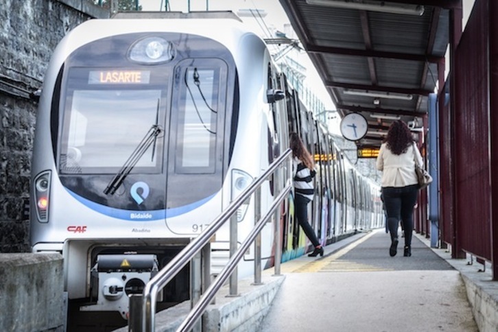 Estación de Euskotren en Hendaia. (Isabelle Miquelestorena)