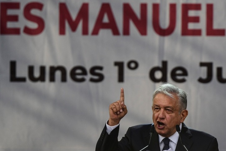 Andrés Manuel López Obrador ha vinculado los hechos a organizaciones «no necesariamente criminales». (Ronaldo SCHEMIDT/AFP)